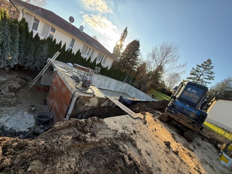 Pool-Rückbau in Steppach